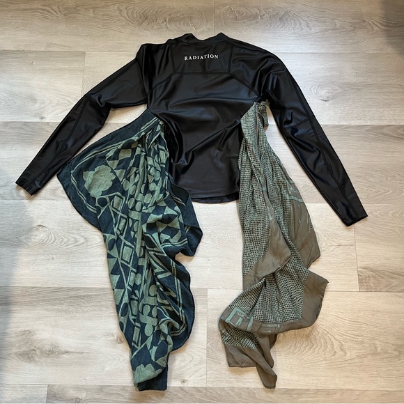 Marine Serre Scuba Top with Scarf details - Picture 4 of 9